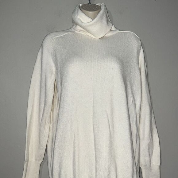 Lands End Womens Sweater Wool Blend - Picture 2 of 9